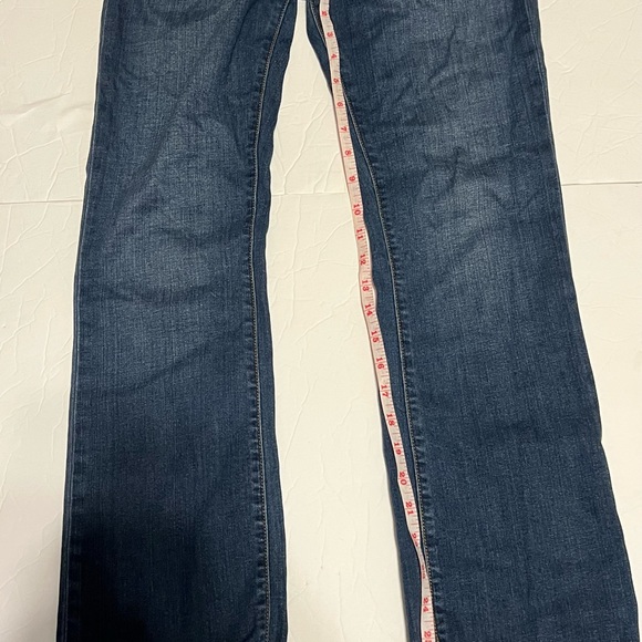 Halogen Womens Ripped Flare Crop Cut Off Jeans Blue Size 27. - Picture 2 of 11